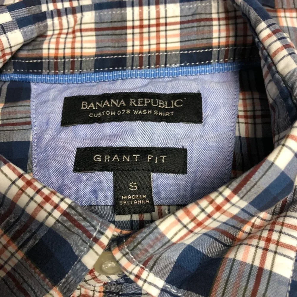 Banana Republic red check